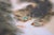 Dove Gray "Cat", Heisei Era Japanese Silk Painting For Sale - Image 8 of 15
