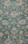 Green Color Turkish Oushak Rug Made with Hand Spun Wool & All-Over Design. Turkish Oushak Rug With Green, Taupe, Tan,...