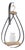 Hanging Bottle Vase in Teardrop Frame (Set of 2) For Sale