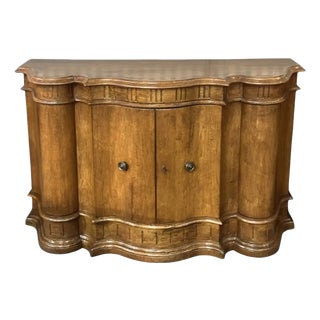 8th C Style Quatrain for Dessin Fournir Denali Italian Fruitwood Sideboard Credenza For Sale