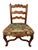 Mid 18th Century French Carved Walnut Side Chair, Régence Taste, Original Needlepoint Seat For Sale - Image 11 of 11