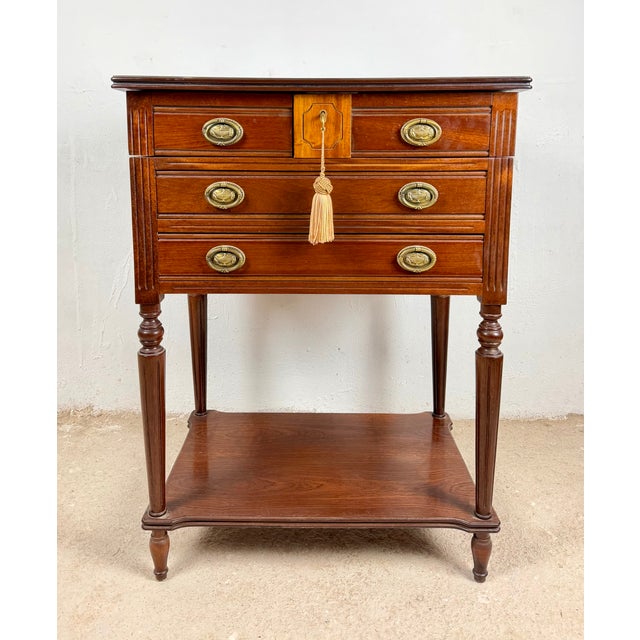 Wood Storage Tables with Lift-Top Compartments, 1970, Set of 2 For Sale - Image 17 of 18