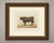 An original antique chromolithograph, printed in color, lettered "race de salers, bœuf." and published in paris about 1863...