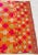 Red Antique Phulkari Wedding Shawl, Bright Colors of Silk Embroidery on Cotton For Sale - Image 8 of 13