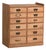 Antique Japanese Multi-Drawer Cabinet For Sale