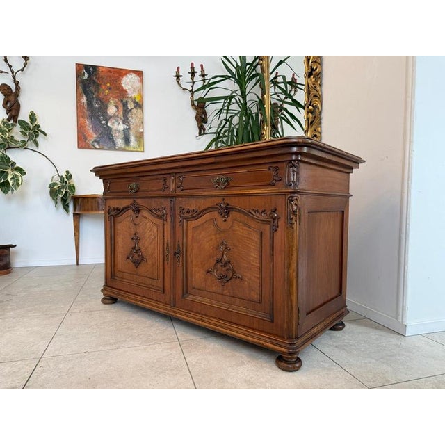 Baroque Buffet in Pine For Sale - Image 4 of 12