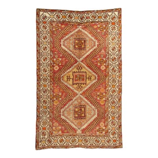 Vintage Turkish Oushak Rug - 04'04 X 07'00 For Sale