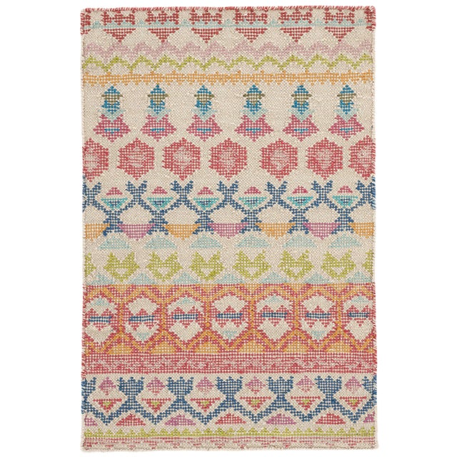 2020s Dash & Albert by Annie Selke Stony Brook Multi Loom Knotted Cotton Rug, 9' 6" x 13' 6" For Sale - Image 5 of 5