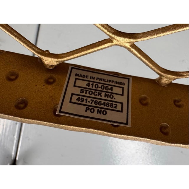 Cb2 Gala Gold Lounge Chairs, Pair. For Sale - Image 9 of 12