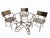 Vintage Wrought Iron Garden Patio Chairs For Sale - Image 6 of 8