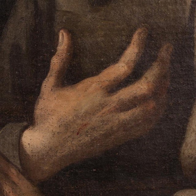 Saint Francis of Assisi, Portrait Composition, 1660, Oil Painting on Canvas, Framed For Sale - Image 6 of 11