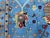 Sky Blue Persian Style Floral Area Rug With Botanical Border, 4'9" X 6'3" For Sale - Image 9 of 14
