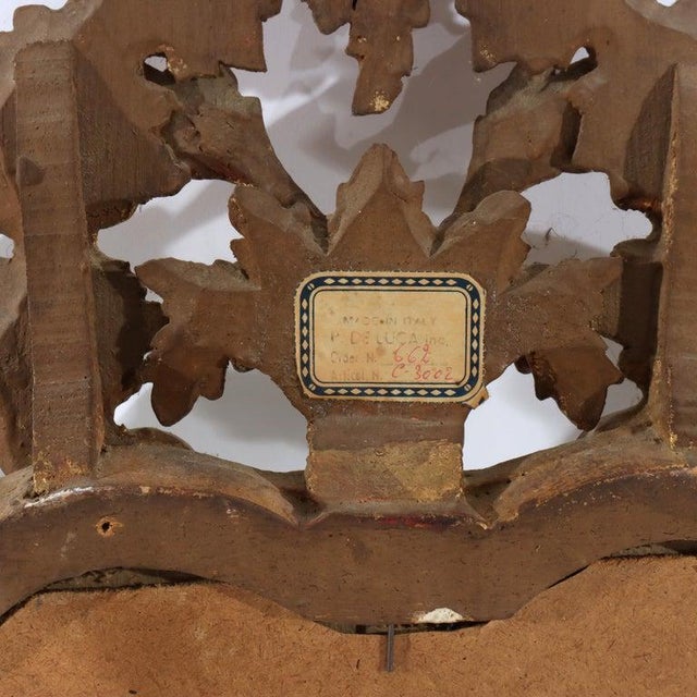 Pair of Antique French Louis XIV Gilt Wood Mirrors C1920 For Sale - Image 10 of 18