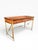 French 1950s Kittinger French Directoire Writing Desk in Solid Brass and Satinwood For Sale - Image 3 of 14