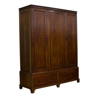 Georgian Revival Wardrobe from Maple and Co, 1920s For Sale