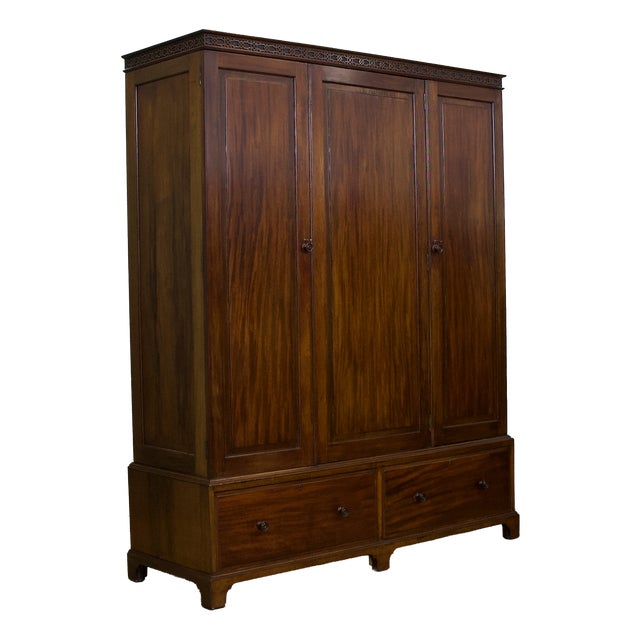 Georgian Revival Wardrobe from Maple and Co, 1920s For Sale