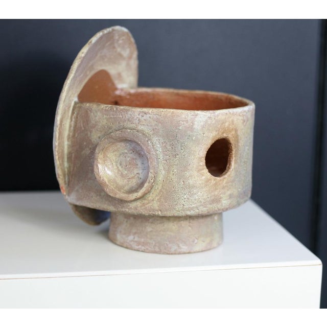 Ceramic Anthropomorphic Candleholder, 1970s For Sale - Image 11 of 13