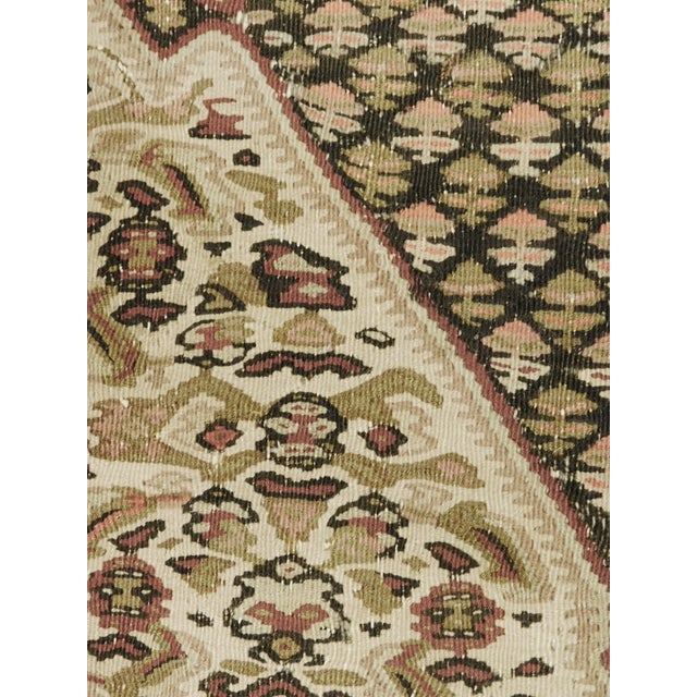 Antique Persian Senneh Kilim Rug - 4'x 6'5" For Sale - Image 12 of 12