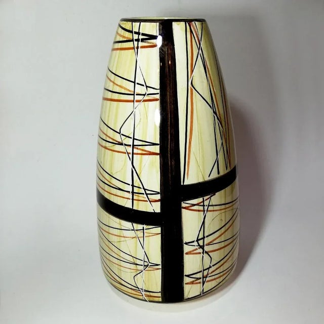 Ceramic Mid-Century Italian Ceramic Vase from La Donatella For Sale - Image 7 of 12