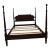1980s Statton Queen Size Poster Bed Cherry Designer Old Towne For Sale