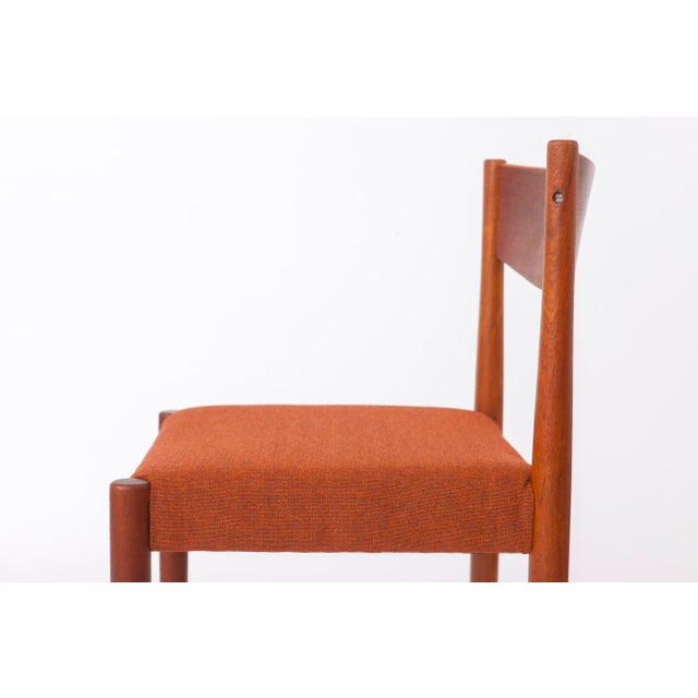 Vintage Teak Dining Chairs by Poul M. Volther for Frem Røjle, 1960s, Set of 4 For Sale - Image 9 of 12