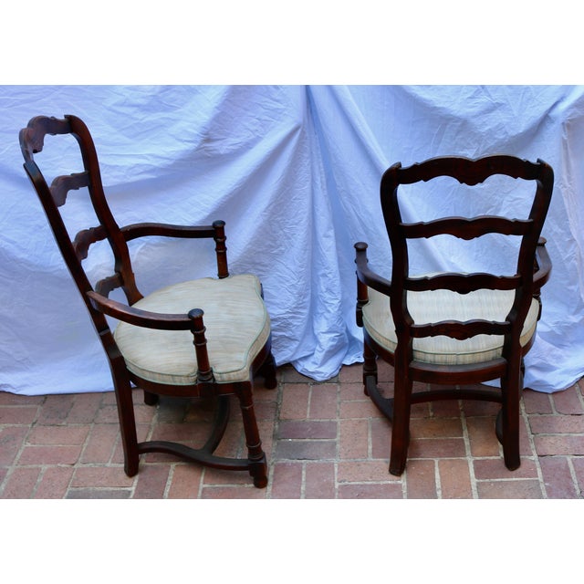 Baroque Vintage Baroque French Oak Chairs Made by Century Furniture Co - Set of 5 For Sale - Image 3 of 7