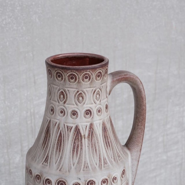 Mid-Century West German Pottery Vase For Sale - Image 6 of 7