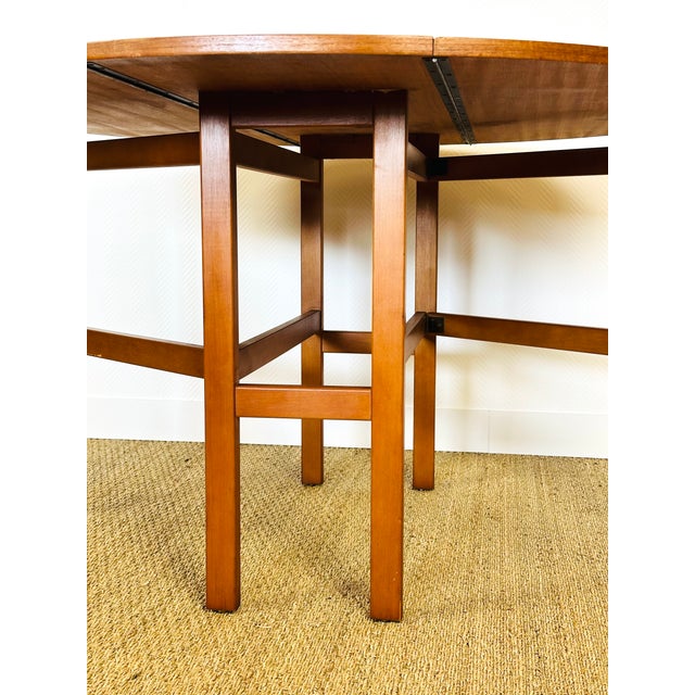 Scandinavian Folding Teak Dining Table, 1960s For Sale - Image 11 of 17