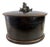 Large Handcrafted Oval Dresser Box With Bronze Monkey Handle For Sale