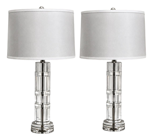 Ralph Lauren Crystal ‘Brookings’ Lamps - A Pair