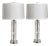 Ralph Lauren Crystal Column Lamps - A Pair For Sale