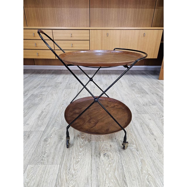 Bar Cart in Teak, Sweden, 1960s For Sale - Image 14 of 18