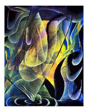 Uruguayan Art by Mauricio Paz Viola, Glimpse of Sunset, 2021