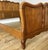 Vintage Louis XVI French Oak Double Bed Frame with Carved Headboard For Sale - Image 9 of 13