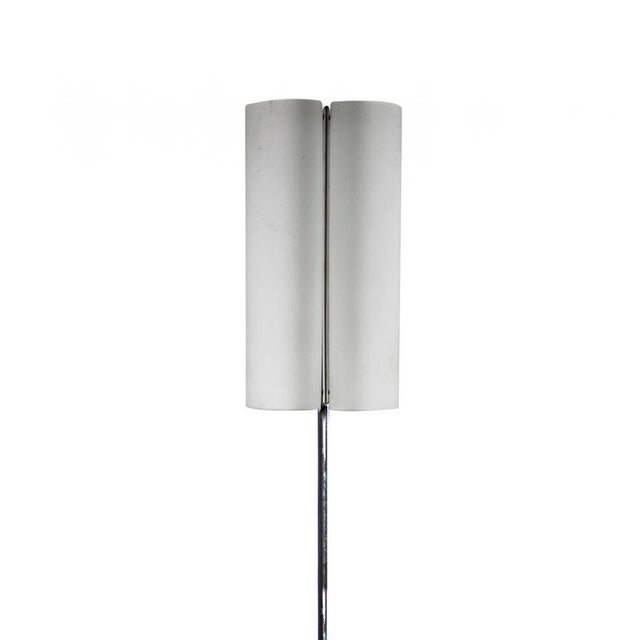 Vintage Favel Floor Lamp with Chromed Steel Base, Italy, 1970s For Sale - Image 4 of 6