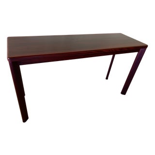 1960s Danish Modern Rosewood Console / Buffet Table – Made in Denmark For Sale