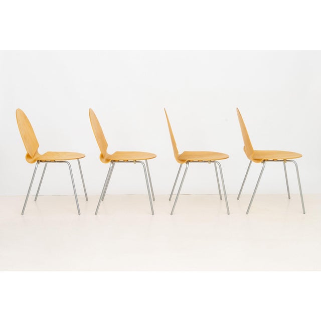 Set of Six Nanna Ditzel for Frederica Furniture "Sonar" Chairs For Sale In New York - Image 6 of 13