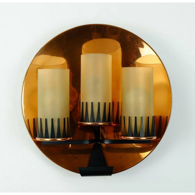 Copper Wall Sconce, 1960s For Sale - Image 10 of 10