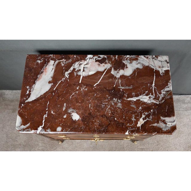 Louis XV Transitional Marquetry Commode, 20th Century For Sale - Image 5 of 18