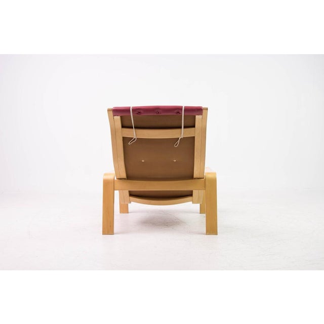 Wood Pulkka Lounge Chair by Ilmari Lappalainen for Asko For Sale - Image 7 of 18