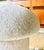 Ivory Mushroom Ottoman in Ivory Melange Wool For Sale - Image 8 of 11