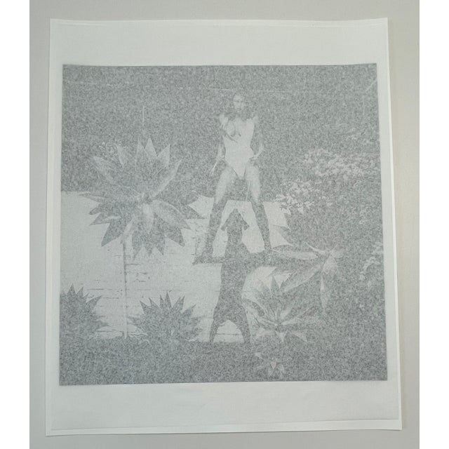 Portraiture "Raquel Welch, Beverly Hills 1985" Vintage Silver Gelatin Print by Helmut Newton For Sale - Image 3 of 8