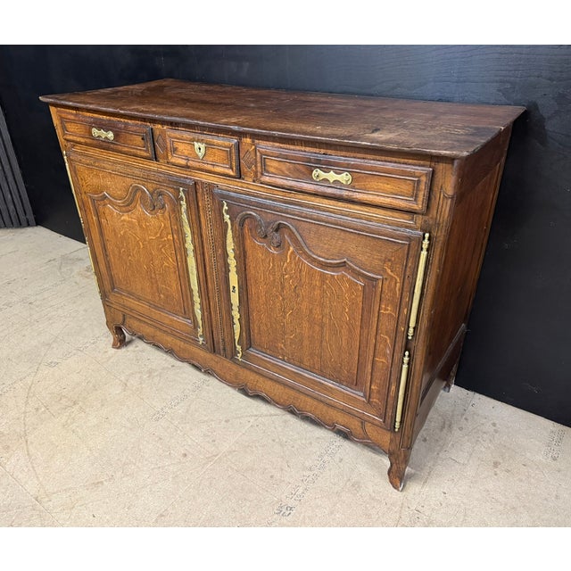 Antique French Normandy Buffet, 1780 For Sale - Image 10 of 14