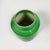 Mid-Century Modern Mid-Century Modern Italian Green Ceramic Vase with Triangular Pattern, 1960s For Sale - Image 3 of 12