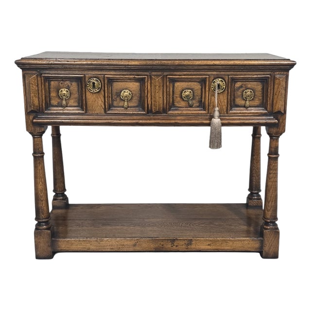 Oak Dresser Base of Small Proportions, 1920s For Sale