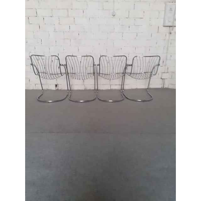 Chairs attributed to Gastone Rinaldi, Set of 4 For Sale - Image 6 of 7