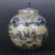 Chinese Vintage Ceramic Pot,Ming Dynasty Jiajing Marked Blue and White Doucai Porcelain Lid Jar Hand Painted Eight Immortals Pattern For Sale In Seattle - Image 6 of 11