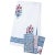 Contemporary Nargis 8-Seat Orange & Blue Tablecloth For Sale - Image 3 of 5