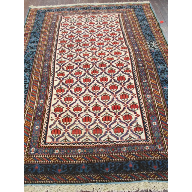 Tribal Antique Caucasian Shirvan Rug – Boteh Design, Late 19th Century Size: 51" X 80" For Sale - Image 3 of 8