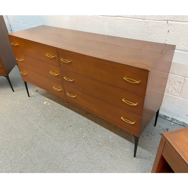 Mid 20th Century 1960s Heywood Wakefield Contessa Series Mid-Century Lowboy Dresser For Sale - Image 5 of 13